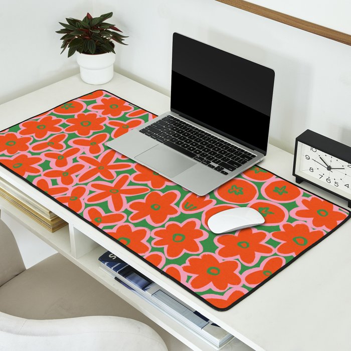 Vibrant Summer Pattern #1 Desk Mat Gallery Image 2
