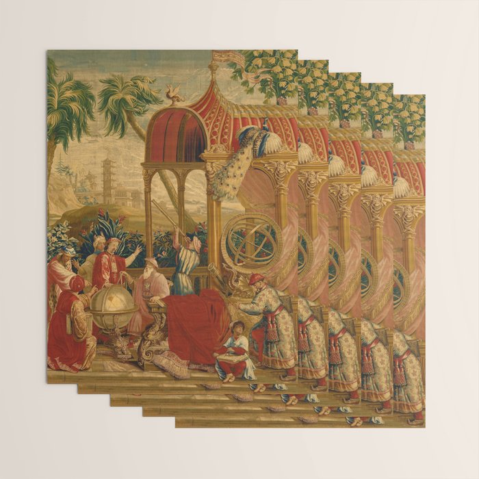Beijing Observatory Chinoiserie Wrapping Paper Gallery Image 3