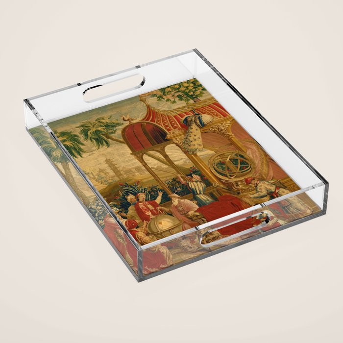 Beijing Observatory Chinoiserie Acrylic Tray Gallery Image 1