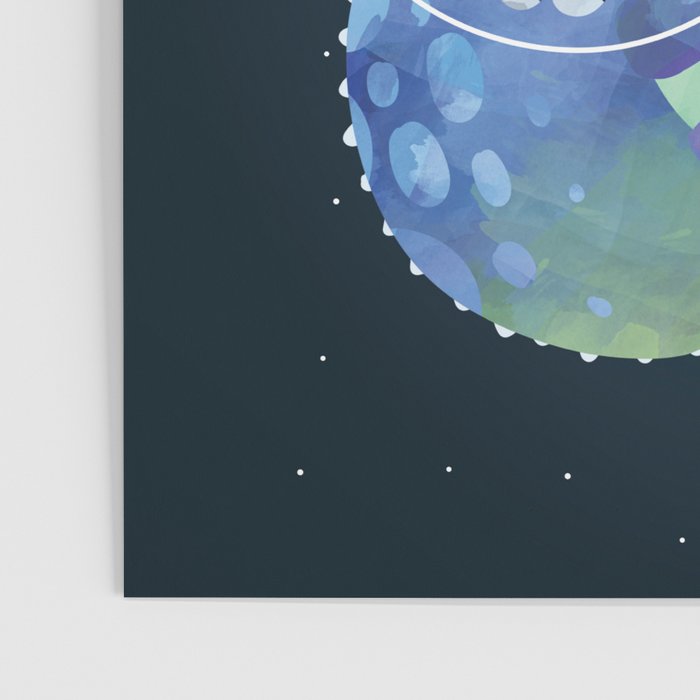 Space Triceratops dinosaur Poster Gallery Image 3