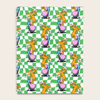 Retro dog cartoon character pattern Notebook Gallery Image 4