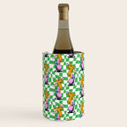 Retro dog cartoon character pattern Wine Chiller Gallery Image 2