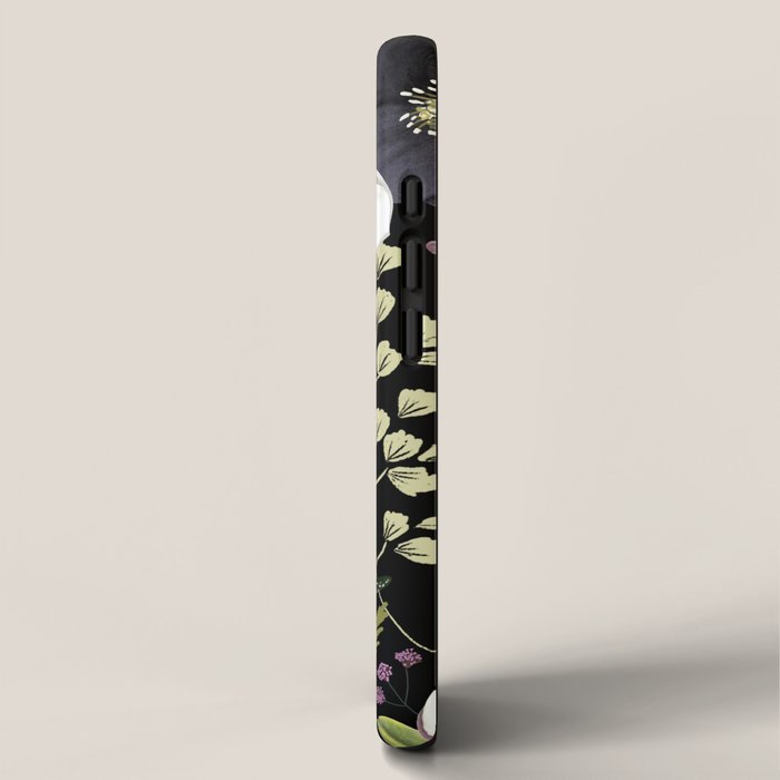 Dark Mystical Garden Botanical Pattern iPhone Case Gallery Image 2