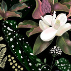 Dark Mystical Garden Botanical Pattern Coffee Mug Gallery Image 2