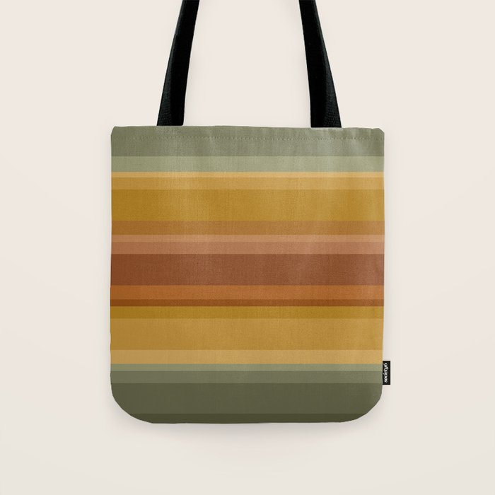 Retro Stripes XIII Tote Bag Gallery Image 1