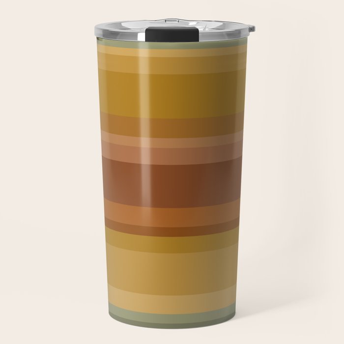 Retro Stripes XIII Travel Mug Gallery Image 1