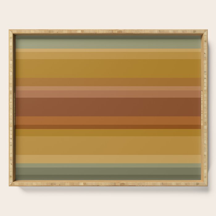 Retro Stripes XIII Serving Tray Gallery Image 1