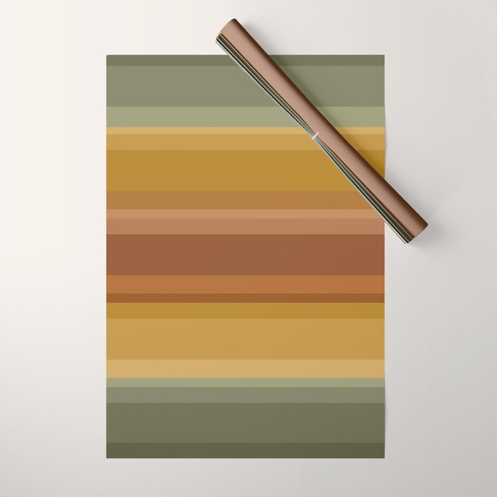 Retro Stripes XIII Wrapping Paper Gallery Image 1