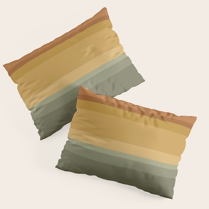 Retro Stripes XIII Pillow Sham Gallery Image 1
