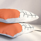 Flamingo Drip | Warp Grid: Off-White Day Edition Pillow Sham Gallery Image 3