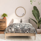 Silver Metallic Glitter sequins Comforter Gallery Image 3