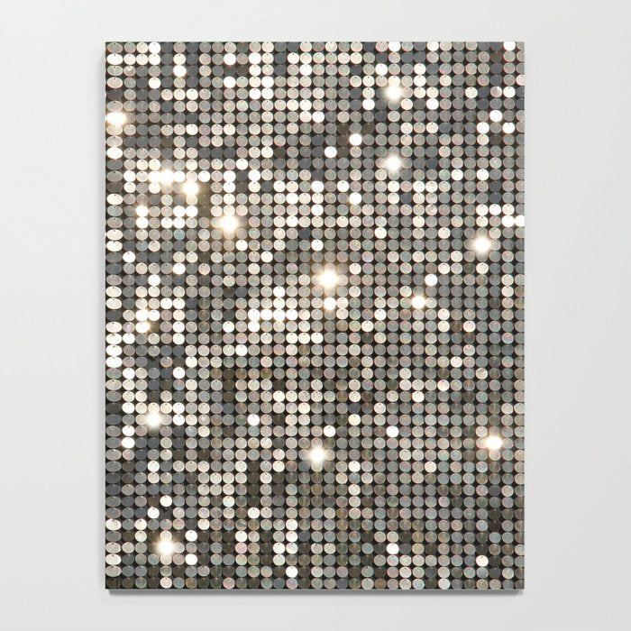 Silver Metallic Glitter sequins Notebook Gallery Image 4