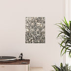 Silver Metallic Glitter sequins Poster Gallery Image 2