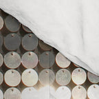 Silver Metallic Glitter sequins Comforter Gallery Image 4