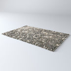 Silver Metallic Glitter sequins Rug Gallery Image 3