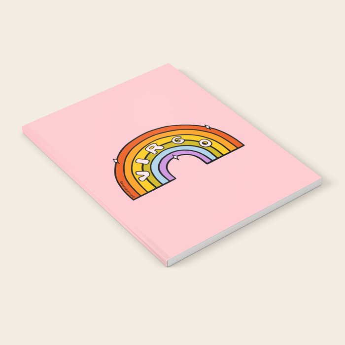 Virgo Rainbow Notebook Gallery Image 2