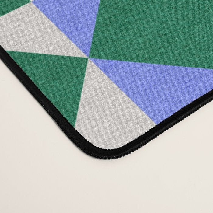 Bright Geometric Quilt Mosaic Pattern Desk Mat Gallery Image 4