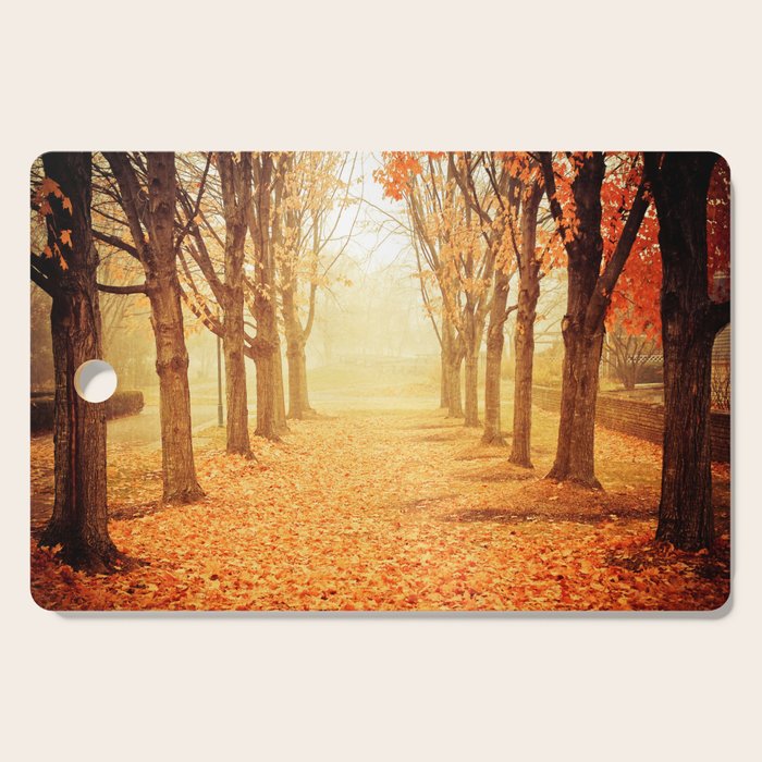 The Poetry of Autumn Cutting Board Gallery Image 1