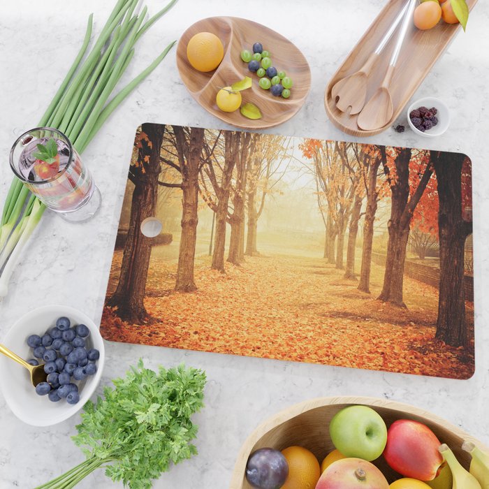 The Poetry of Autumn Cutting Board Gallery Image 2