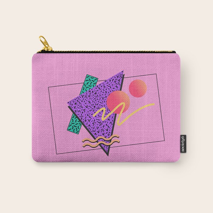Memphis pattern 124 - 80s / 90s Retro Carry All Pouch Gallery Image 1