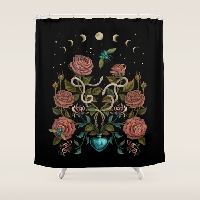 Rose and Honeysuckle Shower Curtain Gallery Image 1