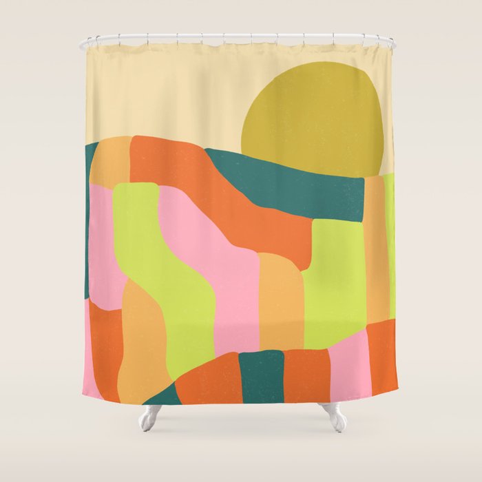 Sun Mountain Drive Shower Curtain Gallery Image 1