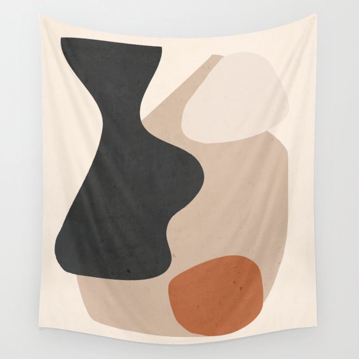 Abstract Shapes 53 Wall Tapestry Gallery Image 4