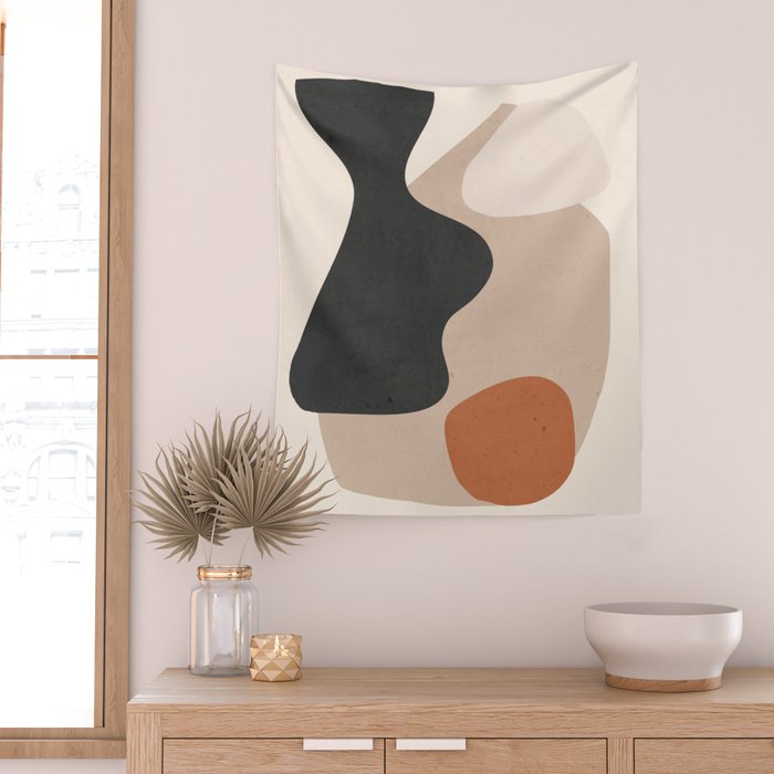 Abstract Shapes 53 Wall Tapestry Gallery Image 2