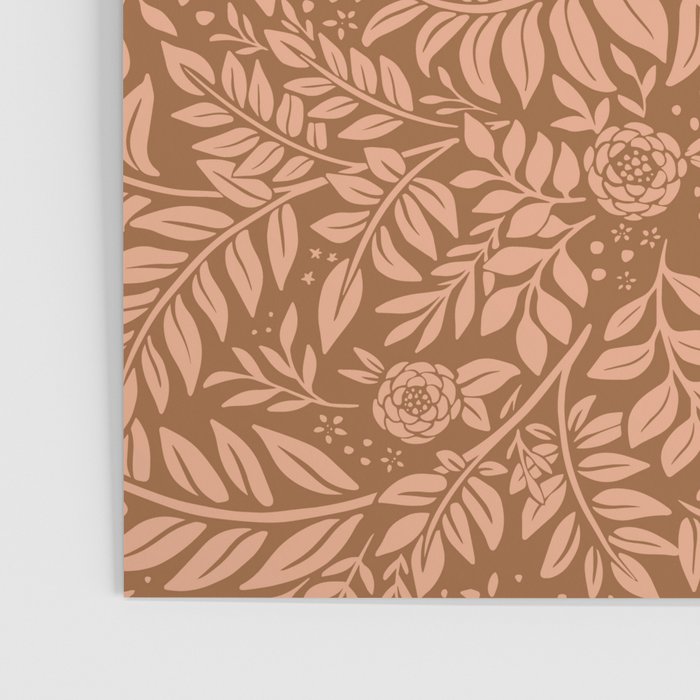 Summer Cheetah Floral Pattern - Fawn Brown Poster Gallery Image 3