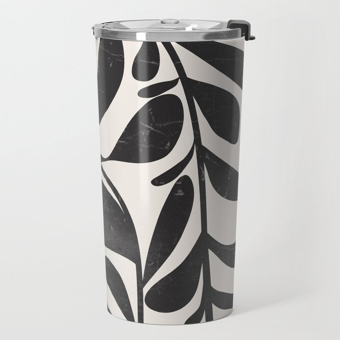 Abstract Plant 3 Travel Mug Gallery Image 2