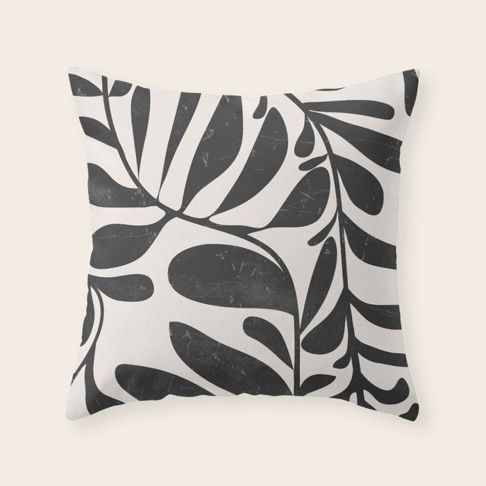 Abstract Plant 3 Throw Pillow Gallery Image 6