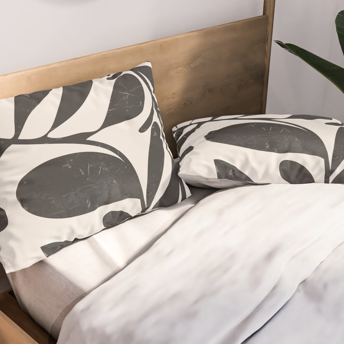 Abstract Plant 3 Pillow Sham Gallery Image 2