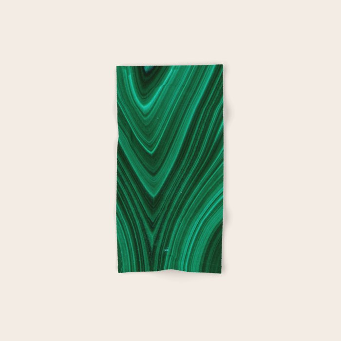 Malachite Green Marble Texture Bath Towel Gallery Image 1
