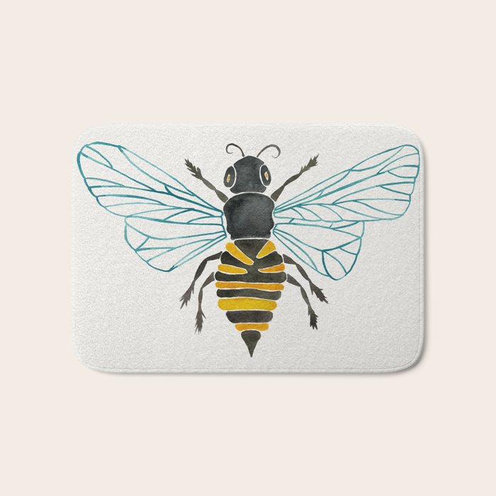 Honey Bee Bath Mat Gallery Image 1