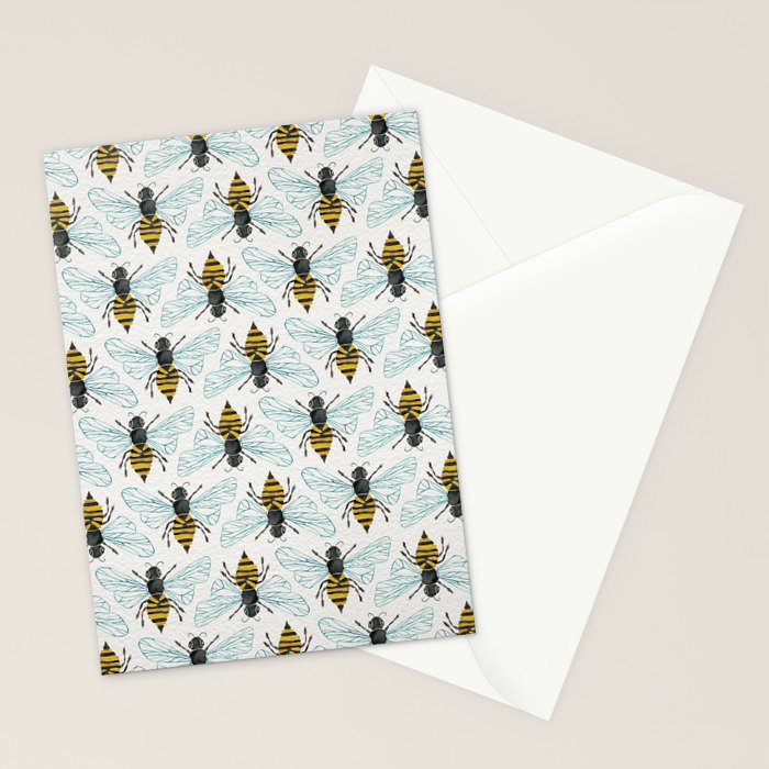 Honey Bee Stationery Card Gallery Image 2