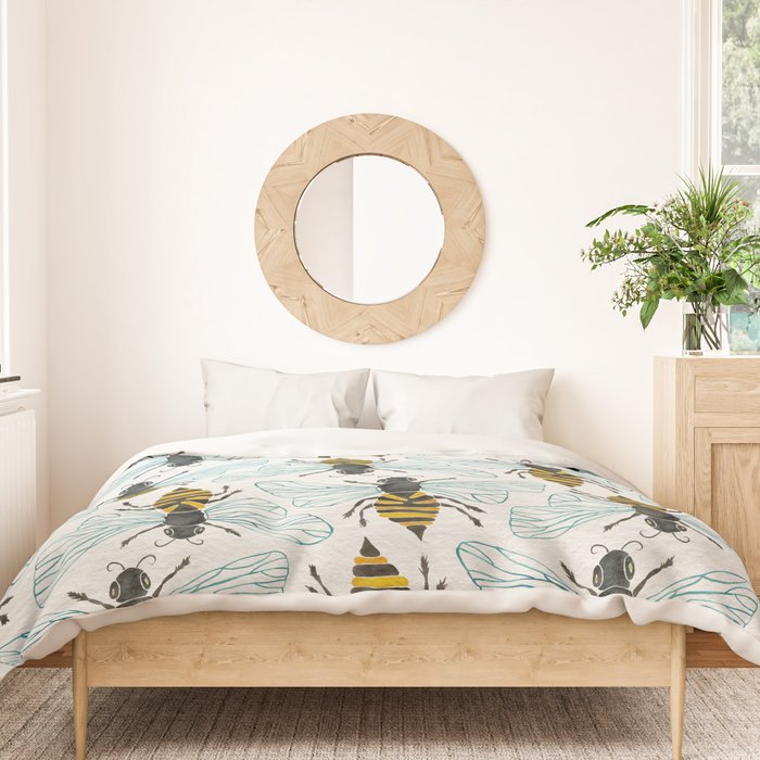 Honey Bee Duvet Cover Gallery Image 3