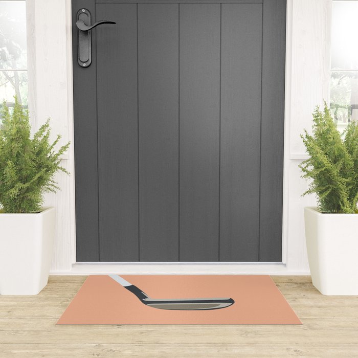 Golf Orange Welcome Mat Gallery Image 3