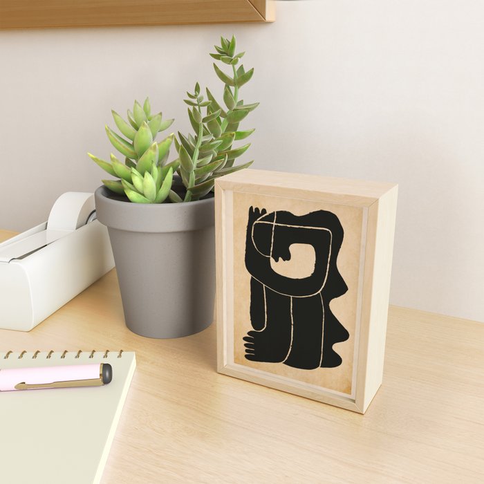 Abstract Figure  Mini Art Print Gallery Image 2