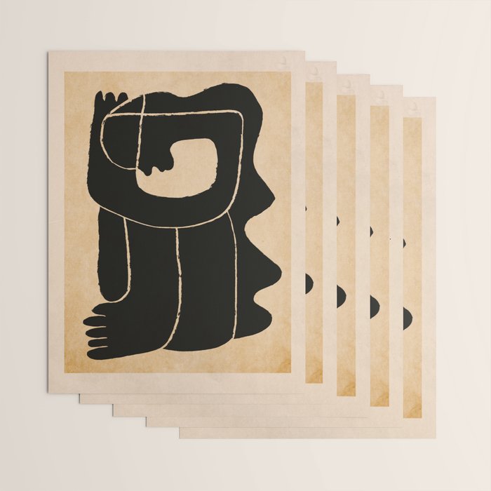 Abstract Figure  Wrapping Paper Gallery Image 3