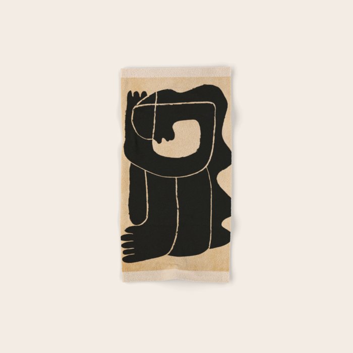 Abstract Figure  Bath Towel Gallery Image 1