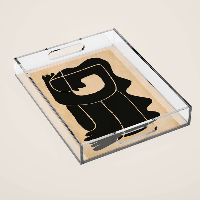 Abstract Figure  Acrylic Tray Gallery Image 1