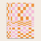 Happy Colorful Checkered Pattern  Notebook Gallery Image 4