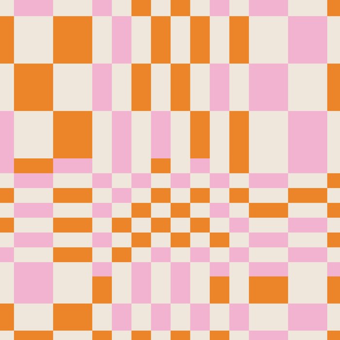 Happy Colorful Checkered Pattern  Coffee Mug Gallery Image 2