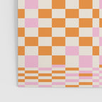 Happy Colorful Checkered Pattern  Poster Gallery Image 3