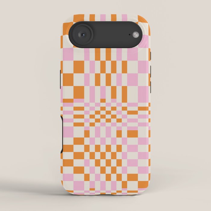 Happy Colorful Checkered Pattern  iPhone Case Gallery Image 2