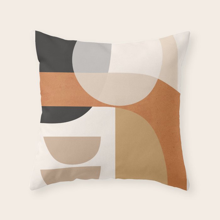 Modern Abstract Art 43 Throw Pillow Gallery Image 1
