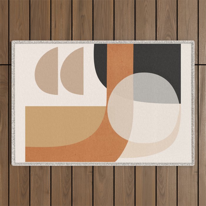Modern Abstract Art 43 Outdoor Rug Gallery Image 1