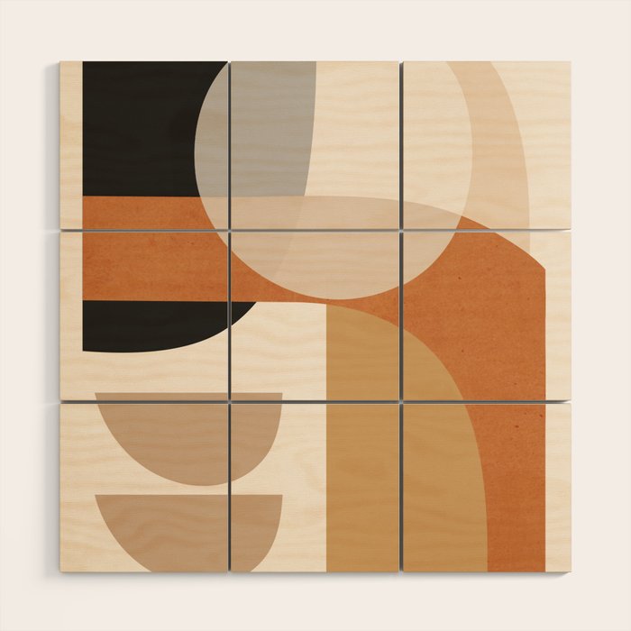 Modern Abstract Art 43 Wood Wall Art Gallery Image 1