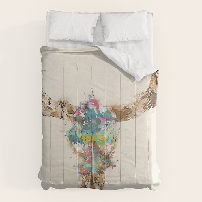 Cow Skull Comforter Gallery Image 1