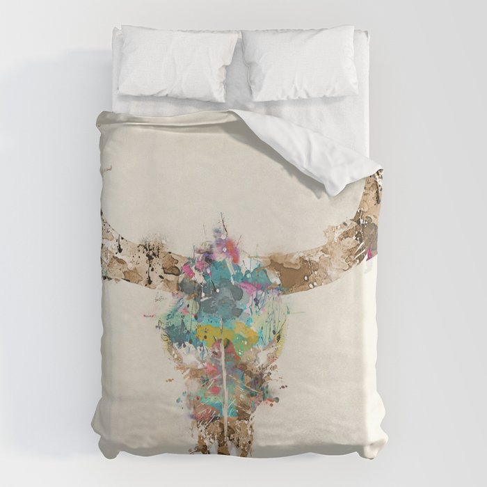 Cow Skull Duvet Cover Gallery Image 1